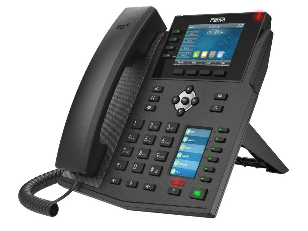 Telefon ip fanvil x5u, negru 2