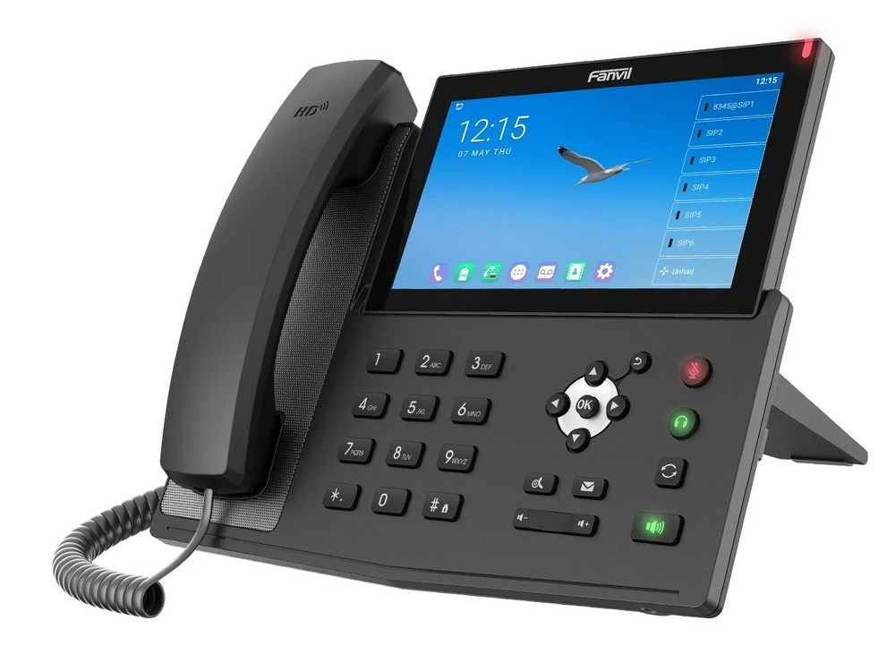 Telefon ip fanvil x7a, negru 5