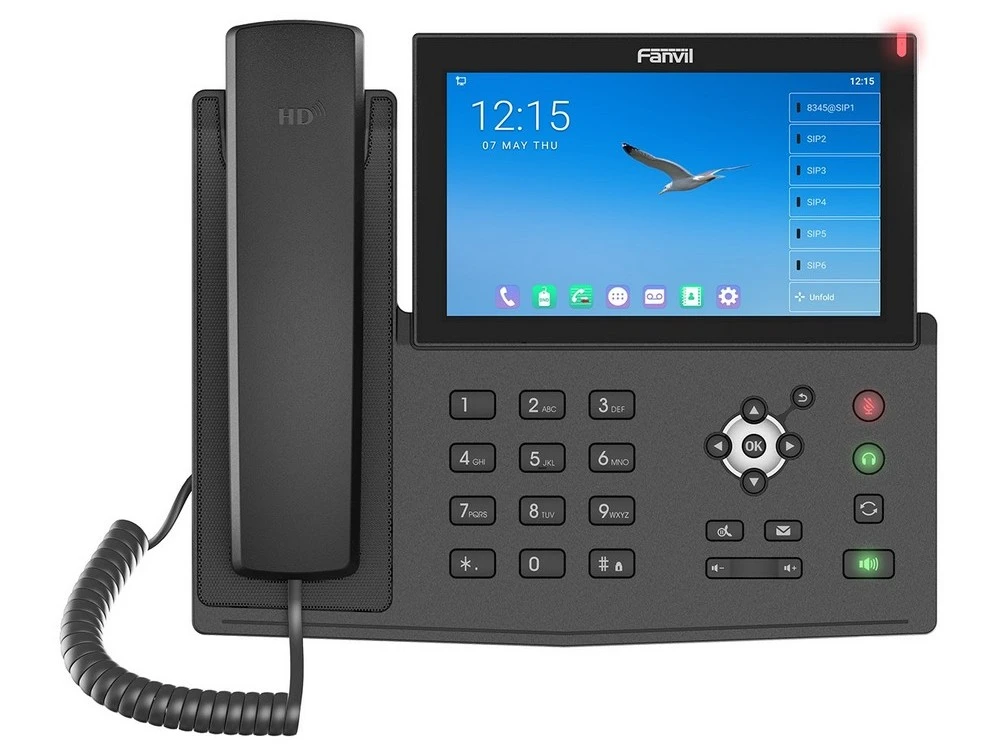 Telefon ip fanvil x7a, negru 4
