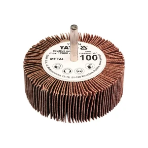 Perie lamelară cu tijă p40 80 x 30 mm 6 mm yato