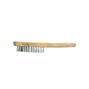Perie de sârmă 4 rânduri cu mâner de lemn 250 mm vorel