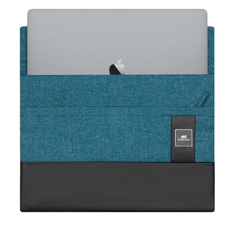 Husă universală pentru laptop rivacase lantau, 13", poliester, acvamarin 5