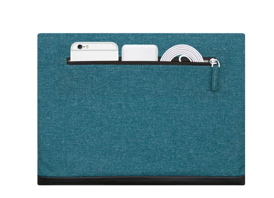 Husă universală pentru laptop rivacase lantau, 13", poliester, acvamarin 4