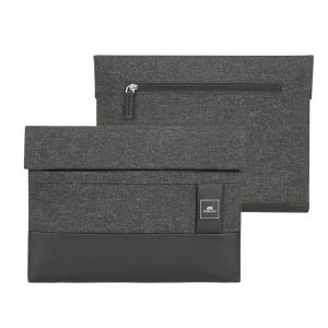 Husă universală pentru laptop rivacase lantau, 13", poliester, negru Thumbnail 12