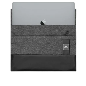Husă universală pentru laptop rivacase lantau, 13", poliester, negru Thumbnail 3