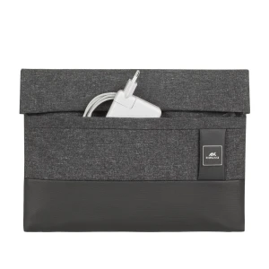 Husă universală pentru laptop rivacase lantau, 13", poliester, negru Thumbnail 20