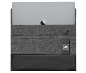 Husă universală pentru laptop rivacase lantau, 13", poliester, negru Thumbnail 13