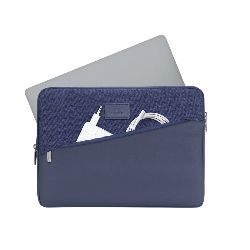 Сумка для ноутбука rivacase egmont, 13.3", polyester, синий 3