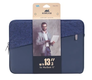 Сумка для ноутбука rivacase egmont, 13.3", polyester, синий Thumbnail 5