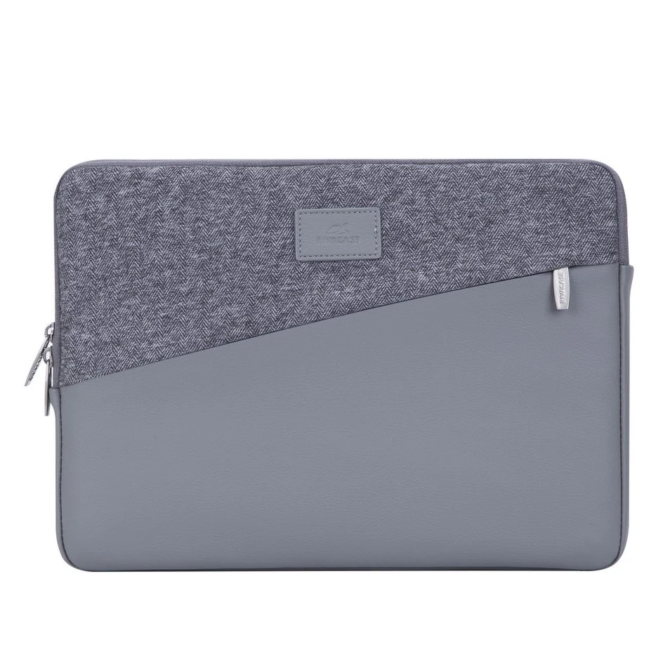 Сумка для ноутбука rivacase egmont, 13.3", polyester, серый 6