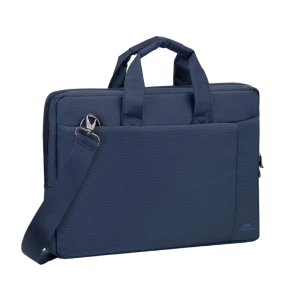 Сумка для ноутбука rivacase central, 15.6", полиэстер, синий