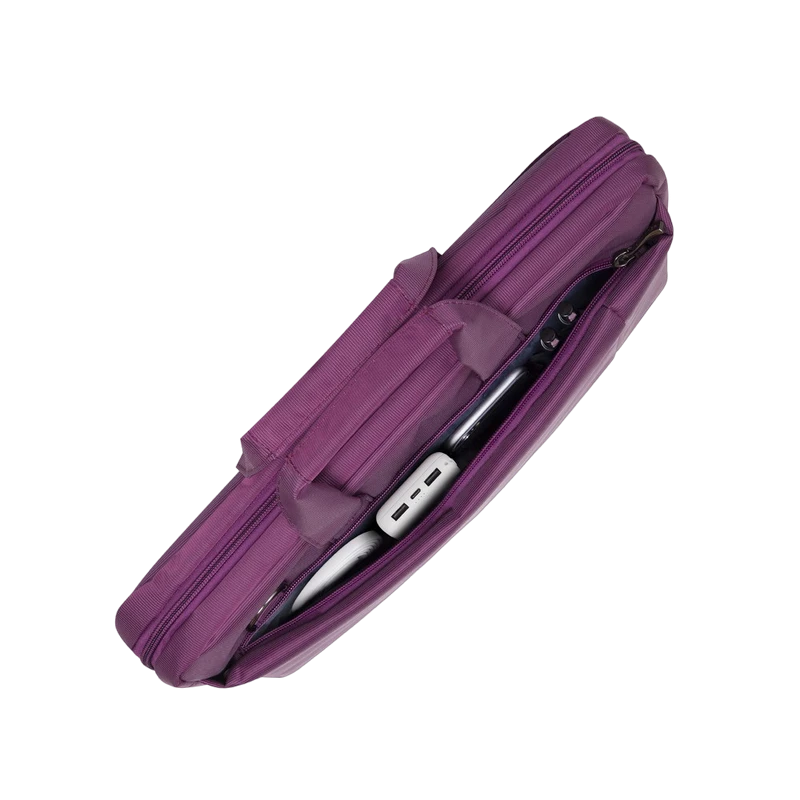 Сумка для ноутбука rivacase central, 15.6", полиэстер, фиолетовый 24