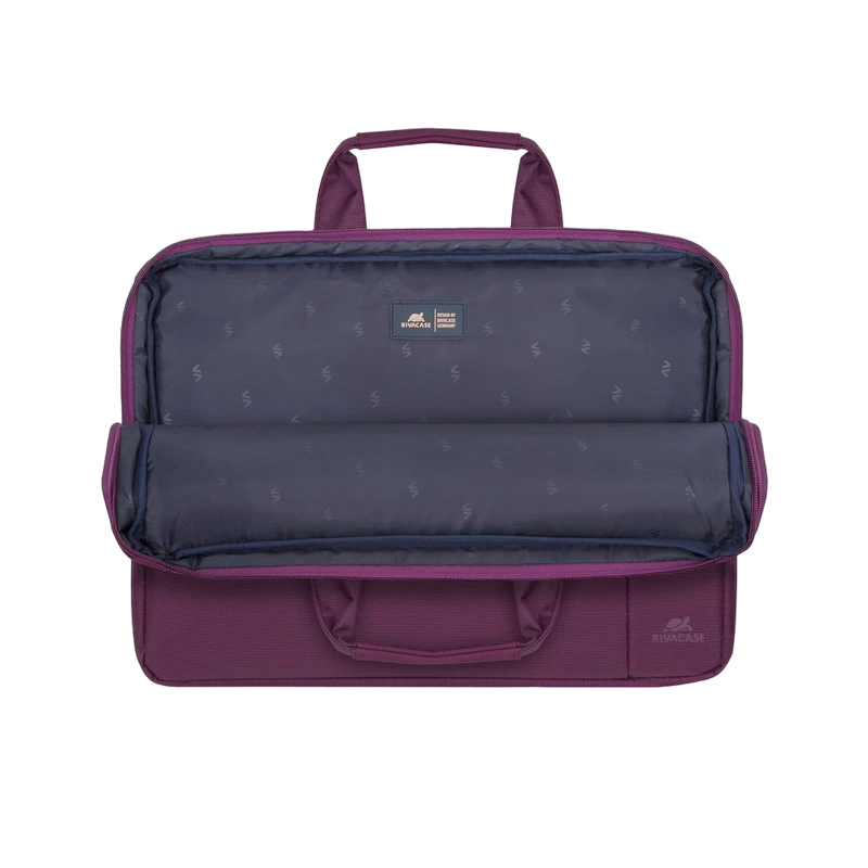 Сумка для ноутбука rivacase central, 15.6", полиэстер, фиолетовый 17