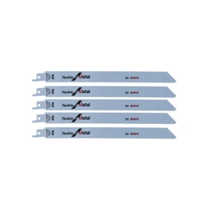 Set pânze pentru metal pentru fierăstrău cu sabie s1122af 255 mm 5 buc. bosch