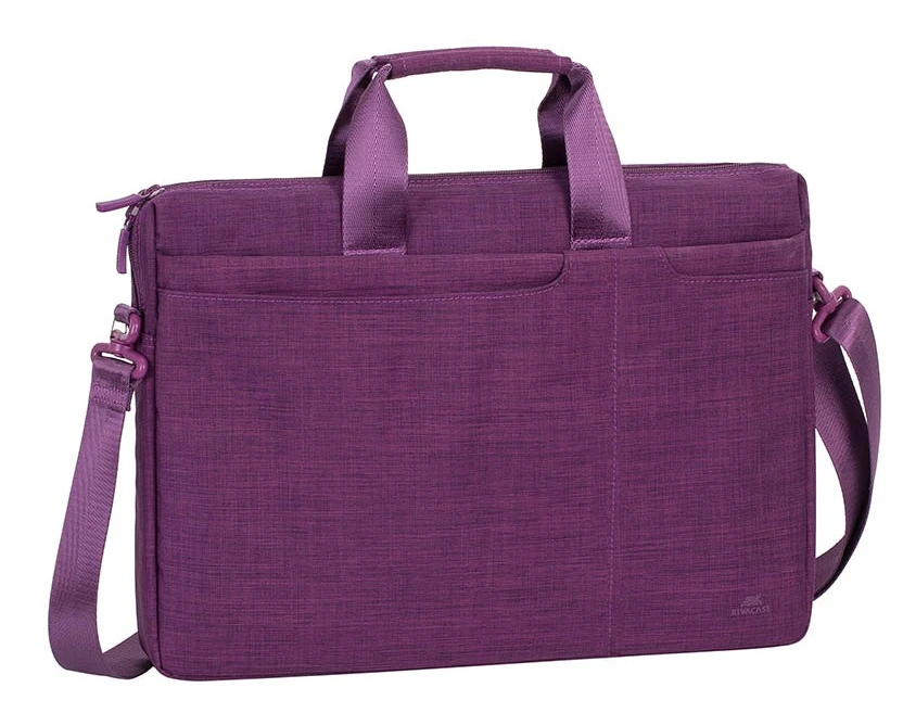 Сумка для ноутбука rivacase biscayne, 15.6", полиэстер, фиолетовый 15