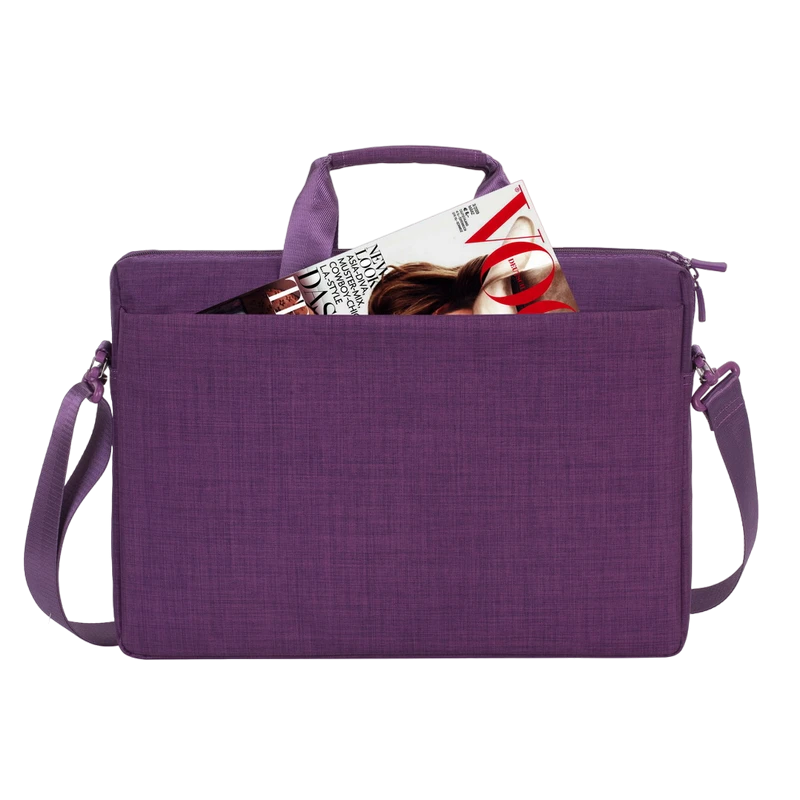 Сумка для ноутбука rivacase biscayne, 15.6", полиэстер, фиолетовый 2