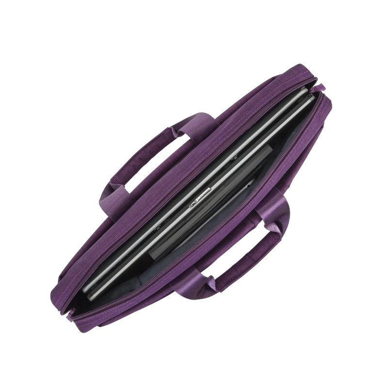 Сумка для ноутбука rivacase biscayne, 15.6", полиэстер, фиолетовый 4