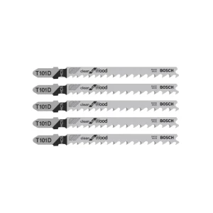 Set pânze pentru lemn pentru fierăstrau vertical (pendular) t101d/gst 100 mm 5 buc. bosch