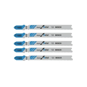 Set pânze pentru metal pentru fierăstrau vertical (pendular) t118b/gst 92 mm 5 buc. bosch