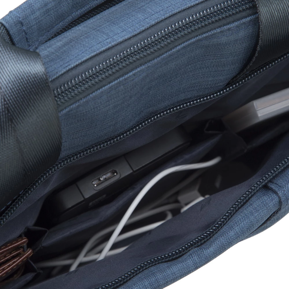 Geantă pentru laptop rivacase biscayne, 15.6", poliester, albastru 3