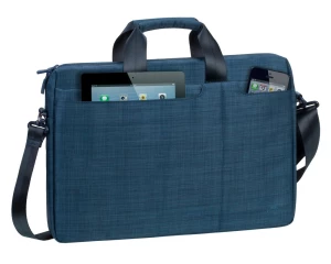 Geantă pentru laptop rivacase biscayne, 15.6", poliester, albastru Thumbnail 8