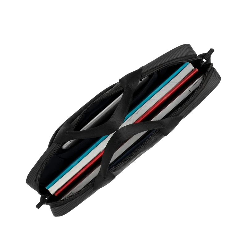 Geantă pentru laptop rivacase tivoli, 13.3", poliester, negru 15