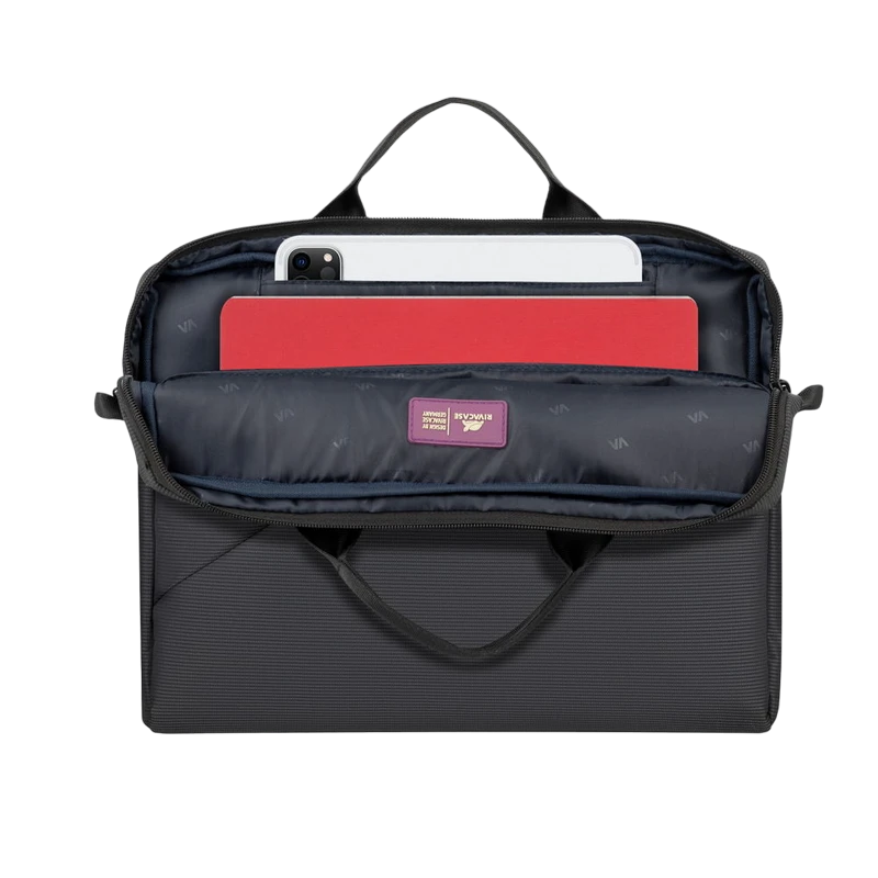 Geantă pentru laptop rivacase tivoli, 13.3", poliester, negru 4