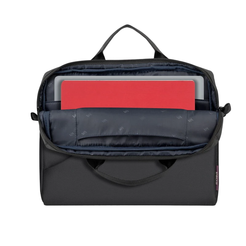 Geantă pentru laptop rivacase tivoli, 13.3", poliester, negru 12