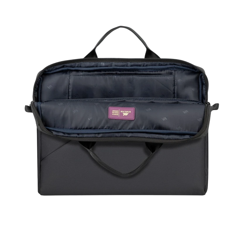 Geantă pentru laptop rivacase tivoli, 13.3", poliester, negru 2