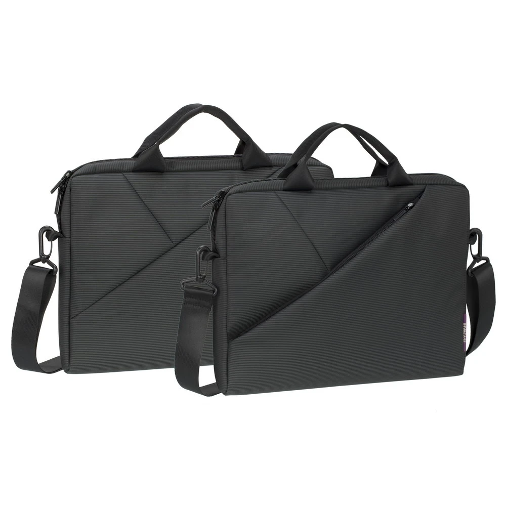 Geantă pentru laptop rivacase tivoli, 13.3", poliester, negru 11