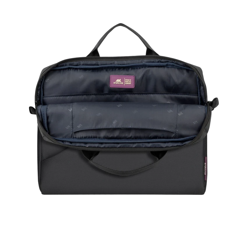 Geantă pentru laptop rivacase tivoli, 13.3", poliester, negru 16