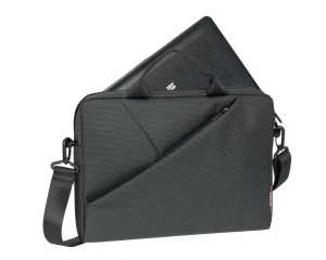 Geantă pentru laptop rivacase tivoli, 13.3", poliester, negru Thumbnail 10