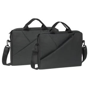 Geantă pentru laptop rivacase tivoli, 13.3", poliester, negru Thumbnail 11