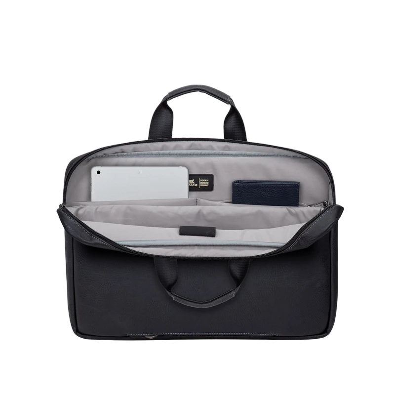 Сумка для ноутбука rivacase orly, 16", полиэстер, чёрный 19
