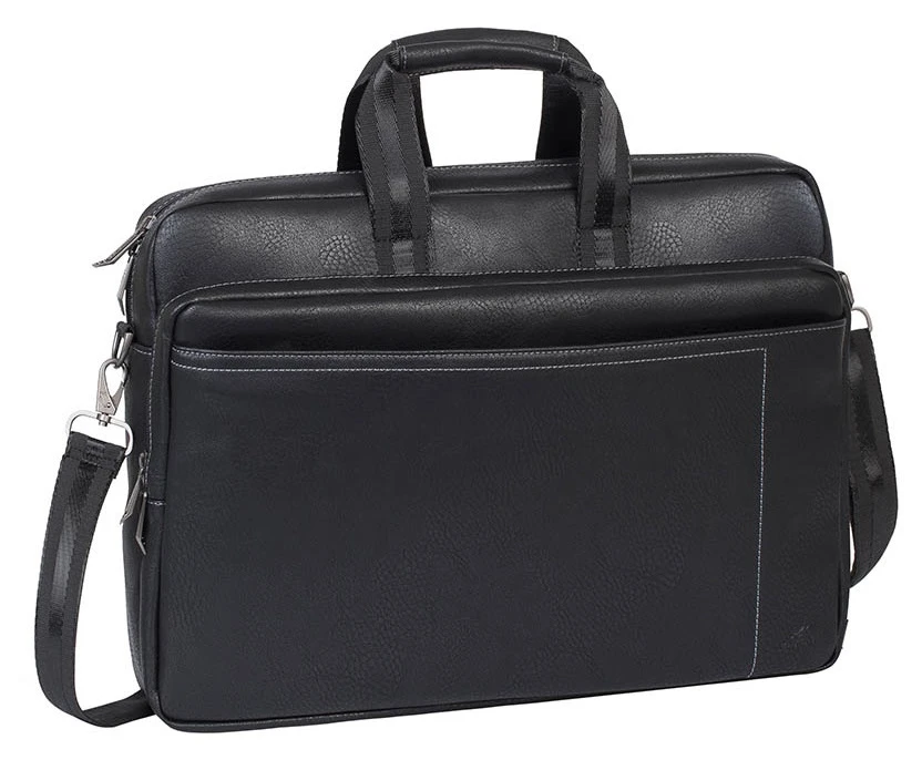 Сумка для ноутбука rivacase orly, 16", полиэстер, чёрный 20