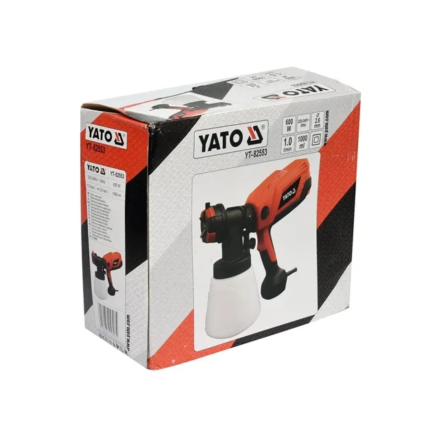 Пульверизатор для покраски с резервуаром 82553 1 л 600 вт 230 - 240 в yato 2