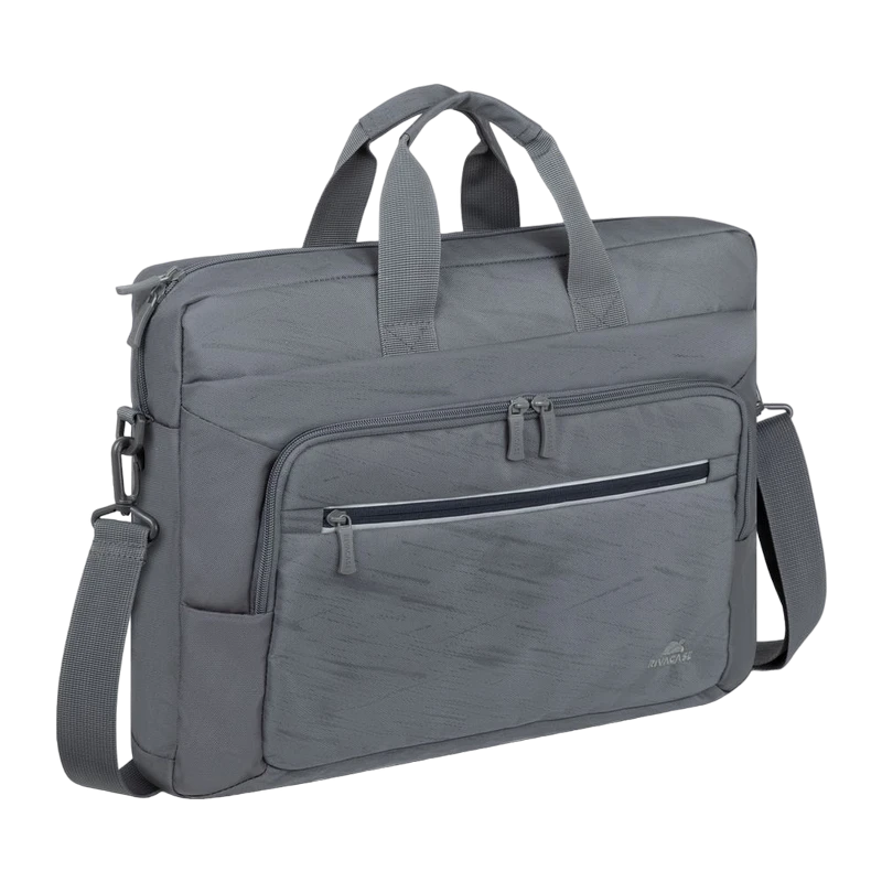 Geantă pentru laptop rivacase 7531, 16", poliester rpet eco-friendly, gri 16