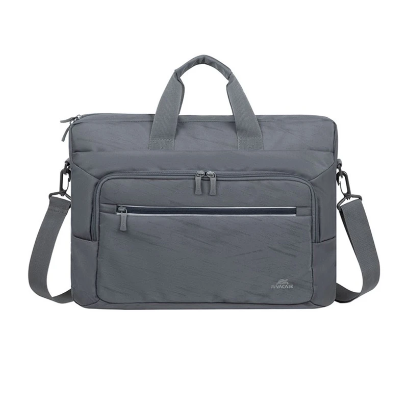 Geantă pentru laptop rivacase 7531, 16", poliester rpet eco-friendly, gri 9