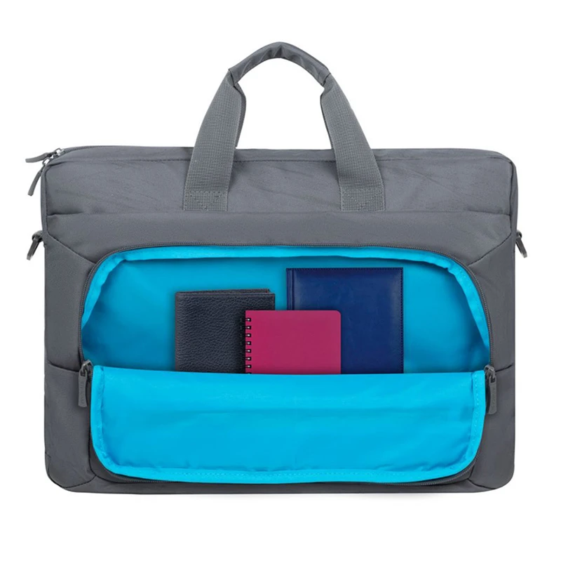 Geantă pentru laptop rivacase 7531, 16", poliester rpet eco-friendly, gri 24