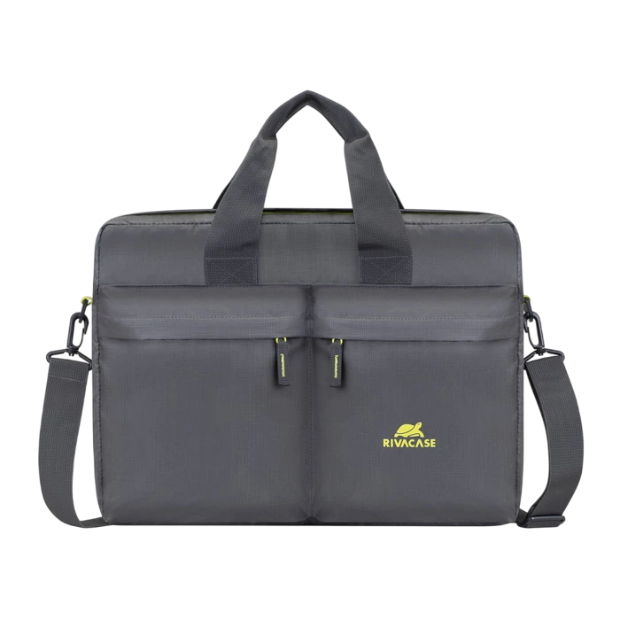 Сумка для ноутбука rivacase 5532, 16", полиэстер, серый 14