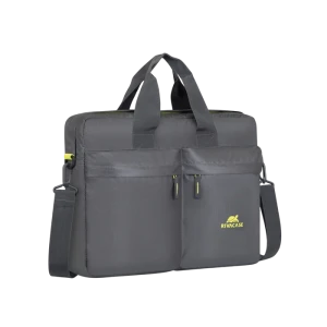 Сумка для ноутбука rivacase 5532, 16", полиэстер, серый