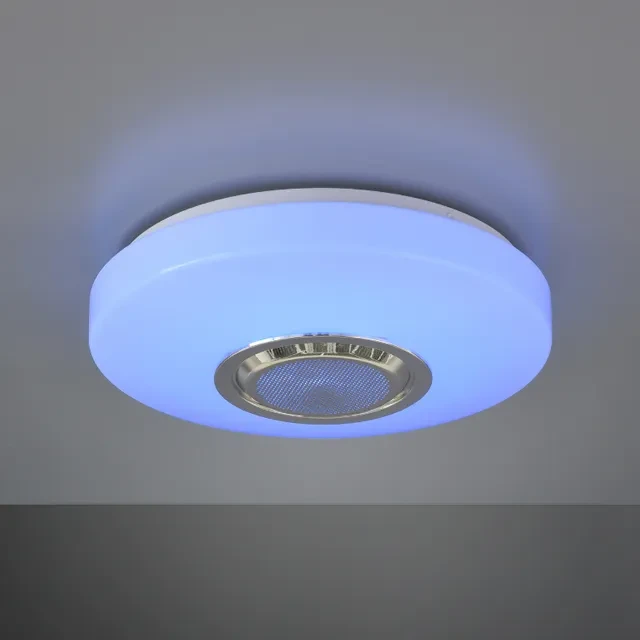 Потолочный светодиодный rgb-светильник с пультом maia 10 вт smd 3000 k 220 - 240 в ip20 trio 3