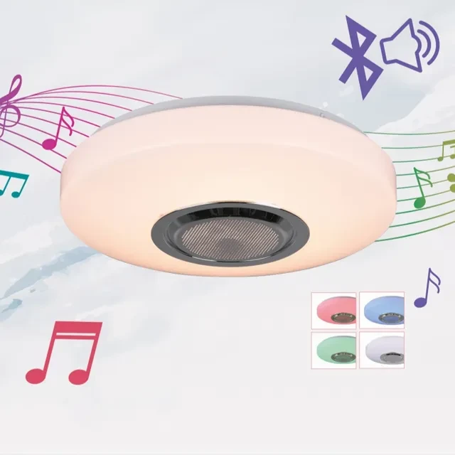Потолочный светодиодный rgb-светильник с пультом maia 10 вт smd 3000 k 220 - 240 в ip20 trio 5
