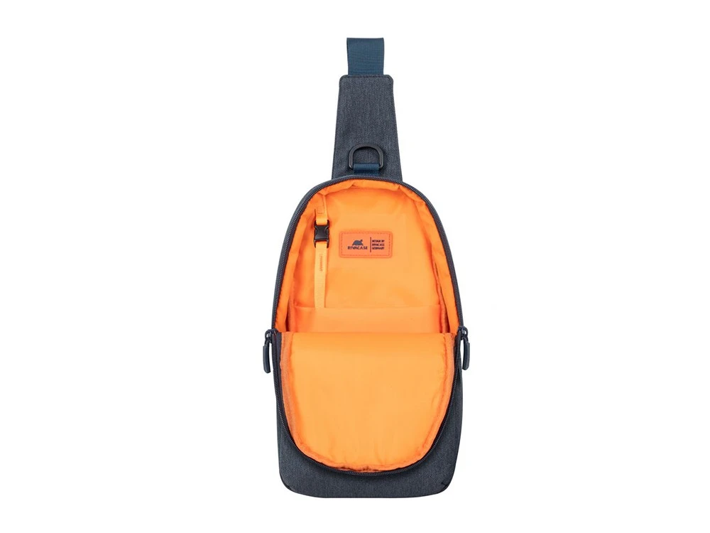 Geantă de umăr rivacase galapagos, 10,1", poliester, gri închis 9