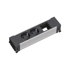 Modul pentru priză de birou gst18 2 prize + 1 loc gol 0.2 m 16 a bachmann