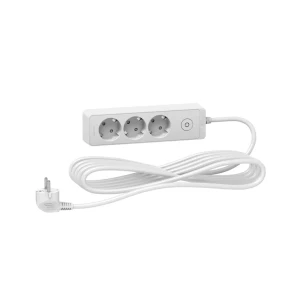 Удлинитель с заземлением и выключателем 3 гнезда 5 м 16 a schneider-electric