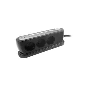 Prelungitor de masă cu împământare și întrerupător 3 prize + 2 usb 1.4 m 16 a orno