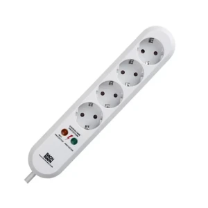 Удлинитель с заземлением 4 гнезда 1.5 м 16 a bachmann