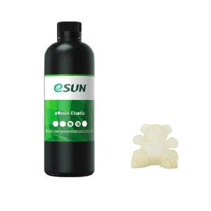 Фотополимер для 3D-печати ESUN eResin-Elastic, 0.5 kg,Прозрачный Желтый