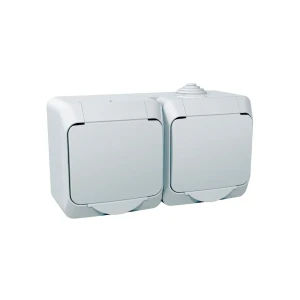 Priză cu 2 locuri cedar plus 16 a 220 - 240 v gri schneider-electric